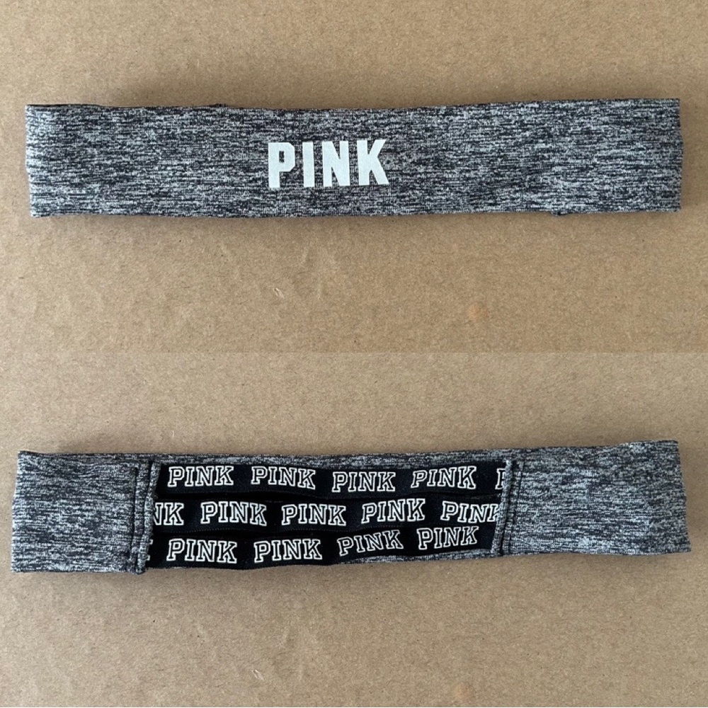 2015 PINK Victoria’s Secret Headband Accessory Elastic With Front and Back Logo